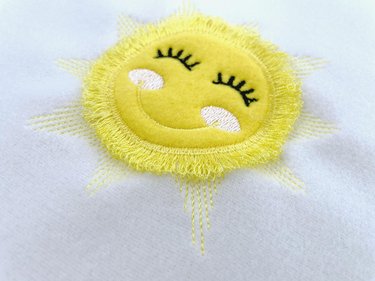 Fringed Sun Applique
