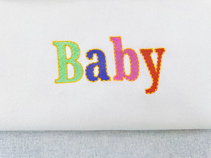 Fill stitch Font Nolan