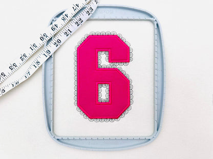 Varsity Lace Birthday Numbers