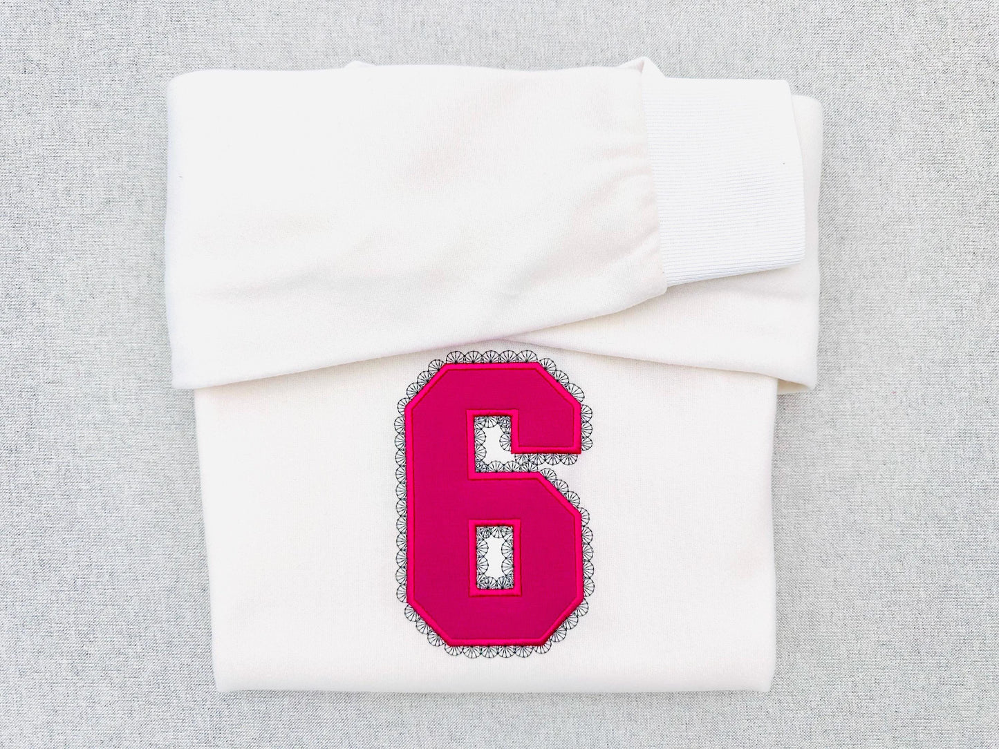 Varsity Lace Birthday Numbers