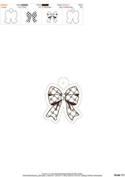 Chic Mini Bow Keychain