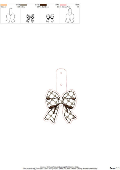 Chic Mini Bow Keychain
