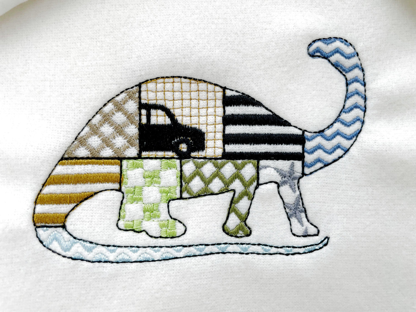 Patchwork Apatosaurus Dinosaur
