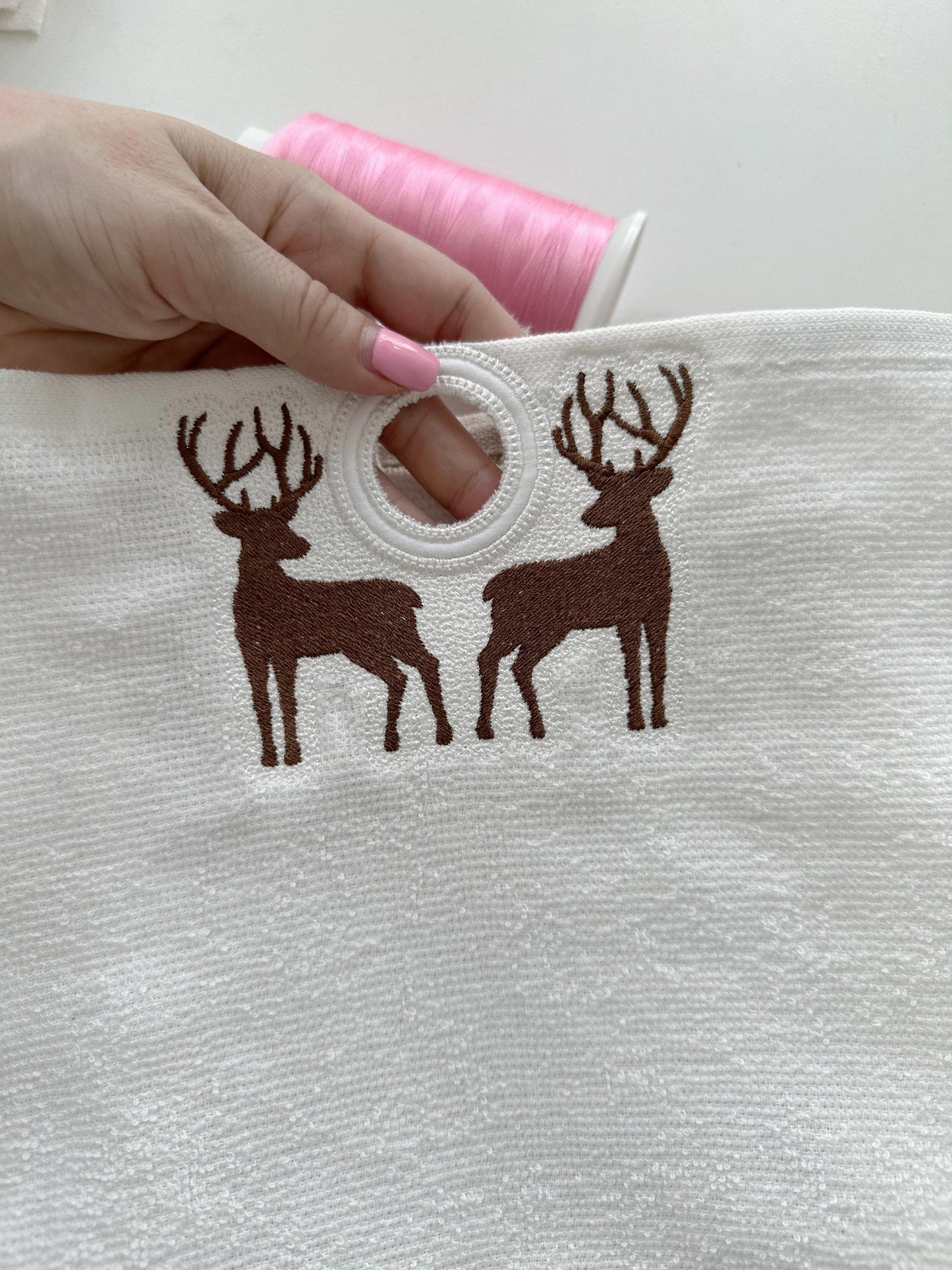 Buck Deer Towel Topper