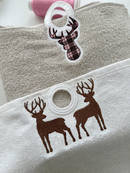 Buck Deer Towel Topper