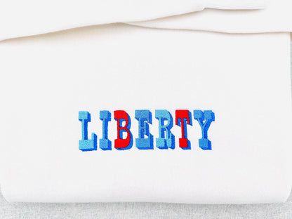 Varsity style Liberty Shadow Font