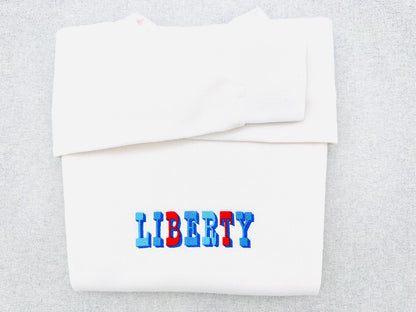 Varsity style Liberty Shadow Font