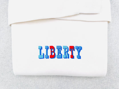 Varsity style Liberty Shadow Font
