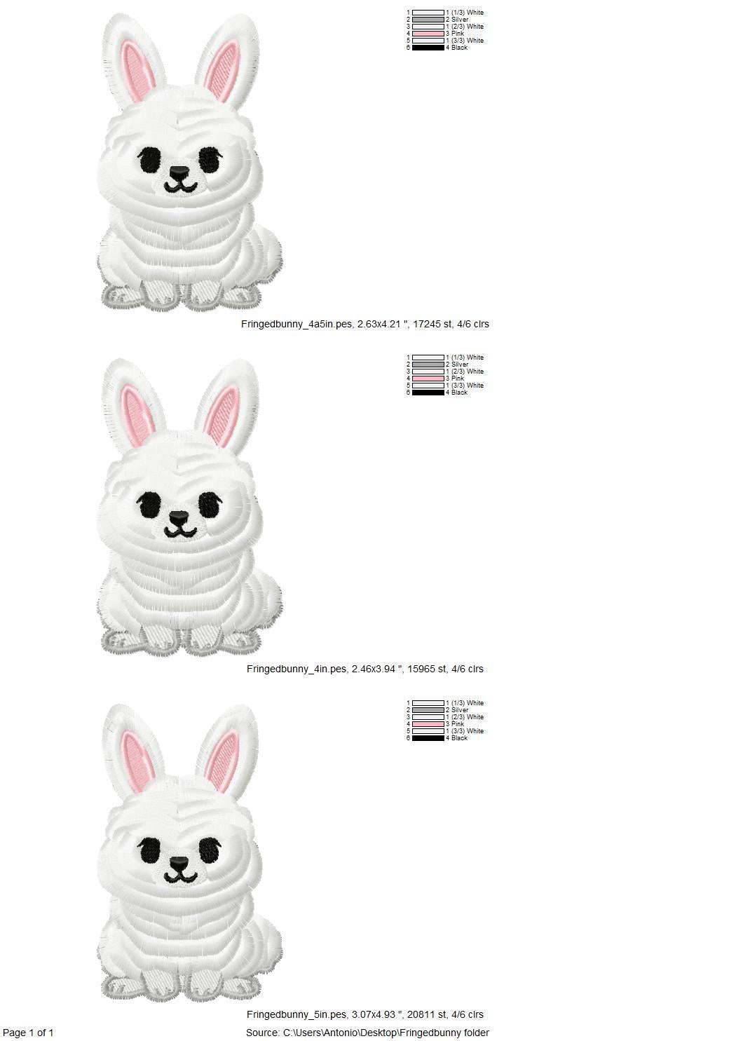 Little Fluffy Bunny