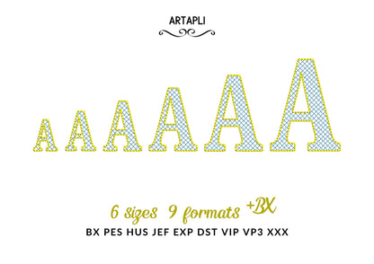 Diamond Patterned Font Nolan