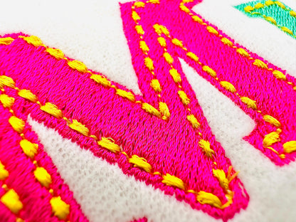 Fill Stitch FONT Tinsley with hand-stitch look on top machine embroidery designs kids Bold Alphabet Monogram