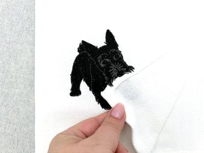 Playing Scottish Terrier Puppy