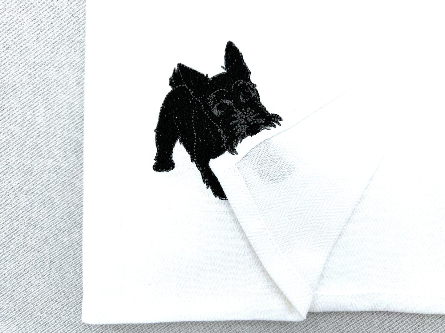 Playing Scottish Terrier Puppy