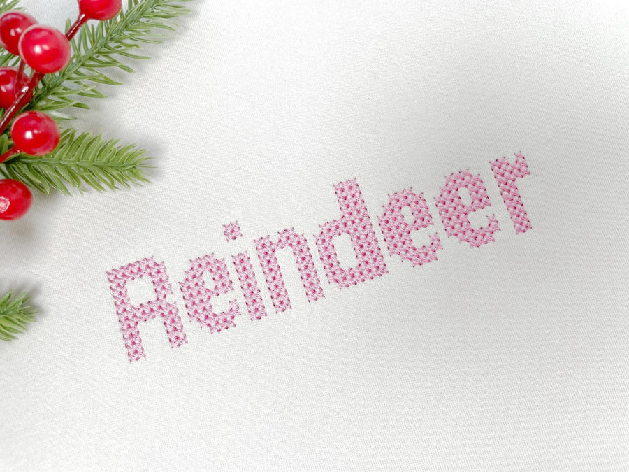 Cross Stitch Font machine embroidery designs Alphabet Monogram classy Block style Font