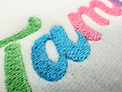 Fill Stitch Script Font