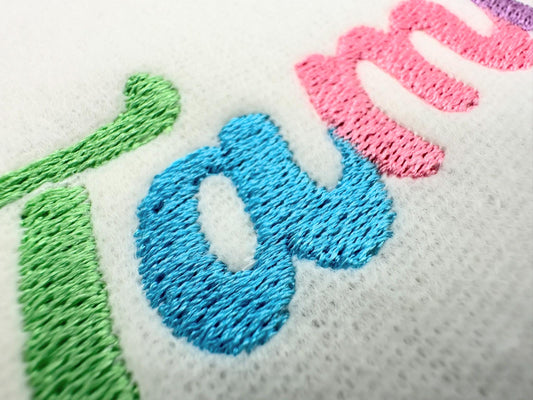 Fill Stitch Script Font