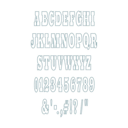 Ultra Narrow Western Font