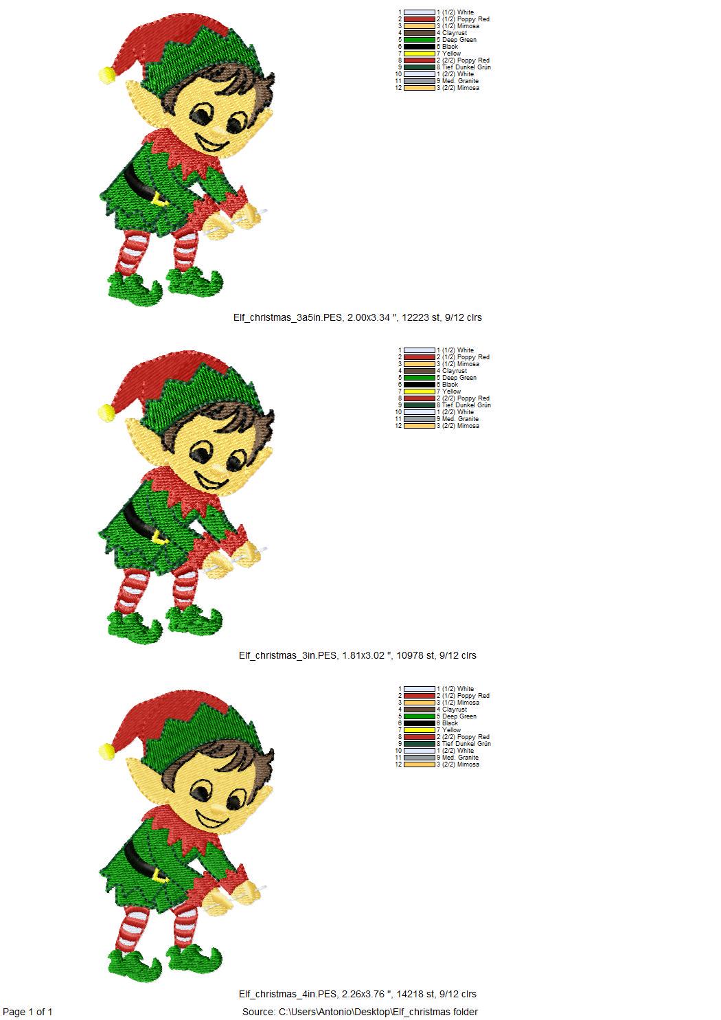 Cute Playing Elf ITH