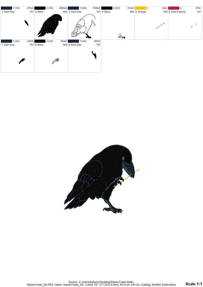 Naughty Playing Raven Crow