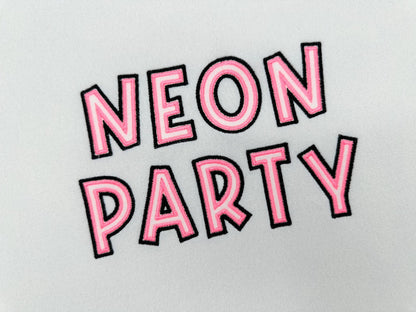 Neon Party Font 2 Outlines