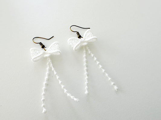 Dangle Bow Earrings FSL