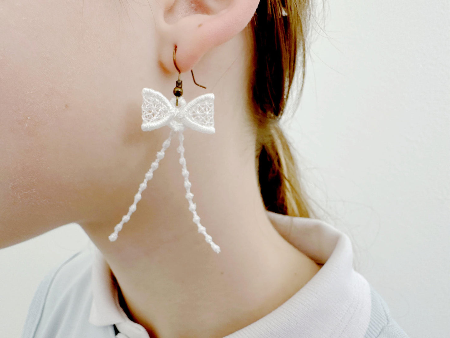 Dangle Bow Earrings FSL