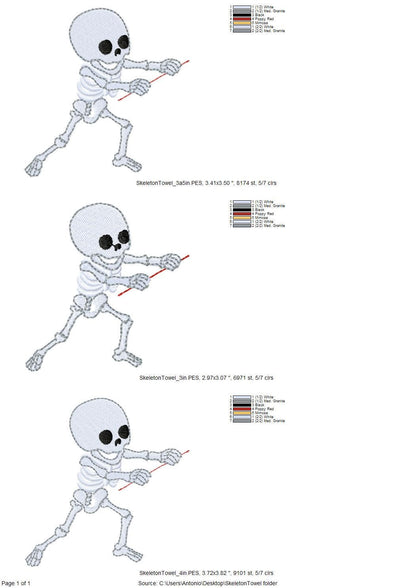 Little Skeleton Toddler ITH