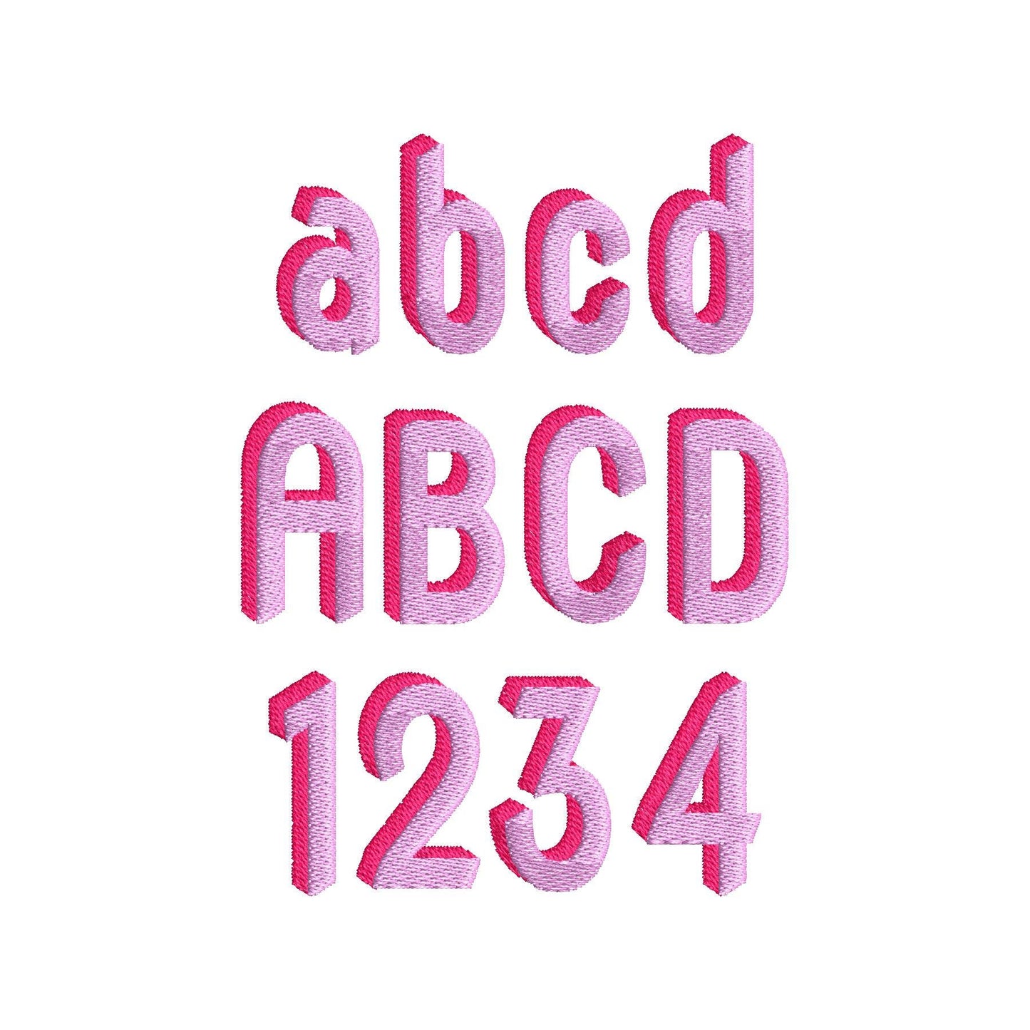 Rounded Shadow Font