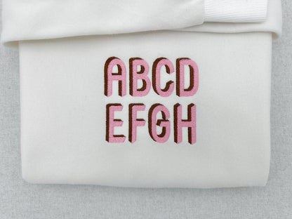 Rounded Shadow Font