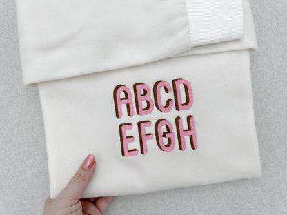 Rounded Shadow Font