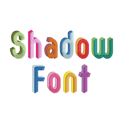 Rounded Shadow Font