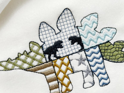 Patchwork Stegosaurus Dinosaur
