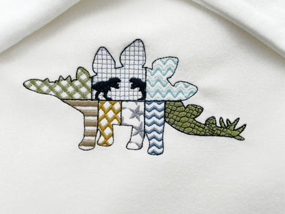 Patchwork Stegosaurus Dinosaur