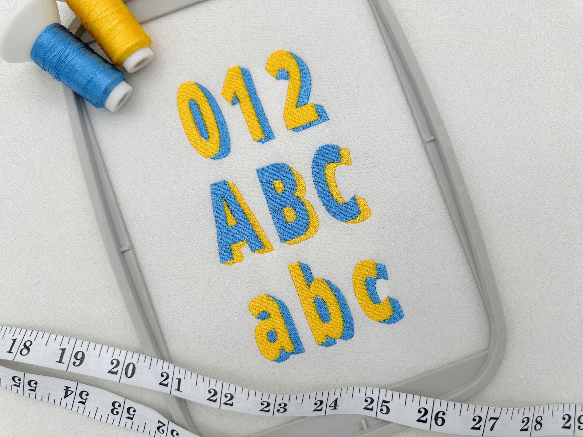 Shadow FONT fill stitch Alphabet machine embroidery design small shadowed letters and numbers Monogram