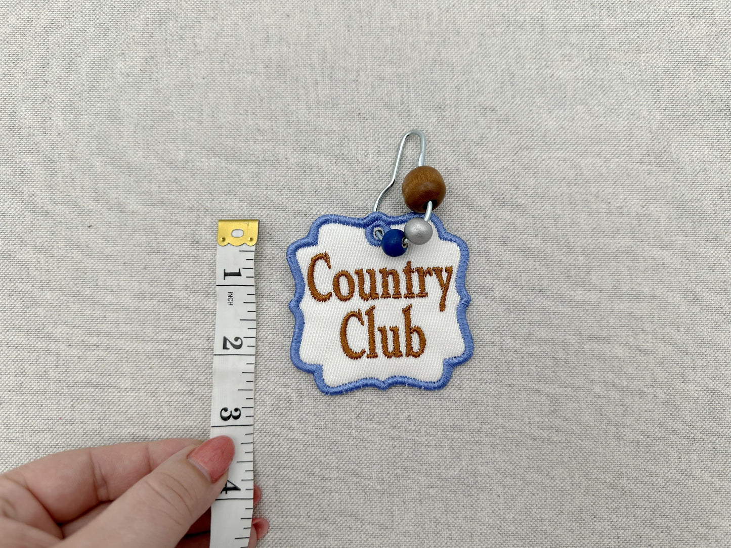 Country Club Bag Tag Charm Set