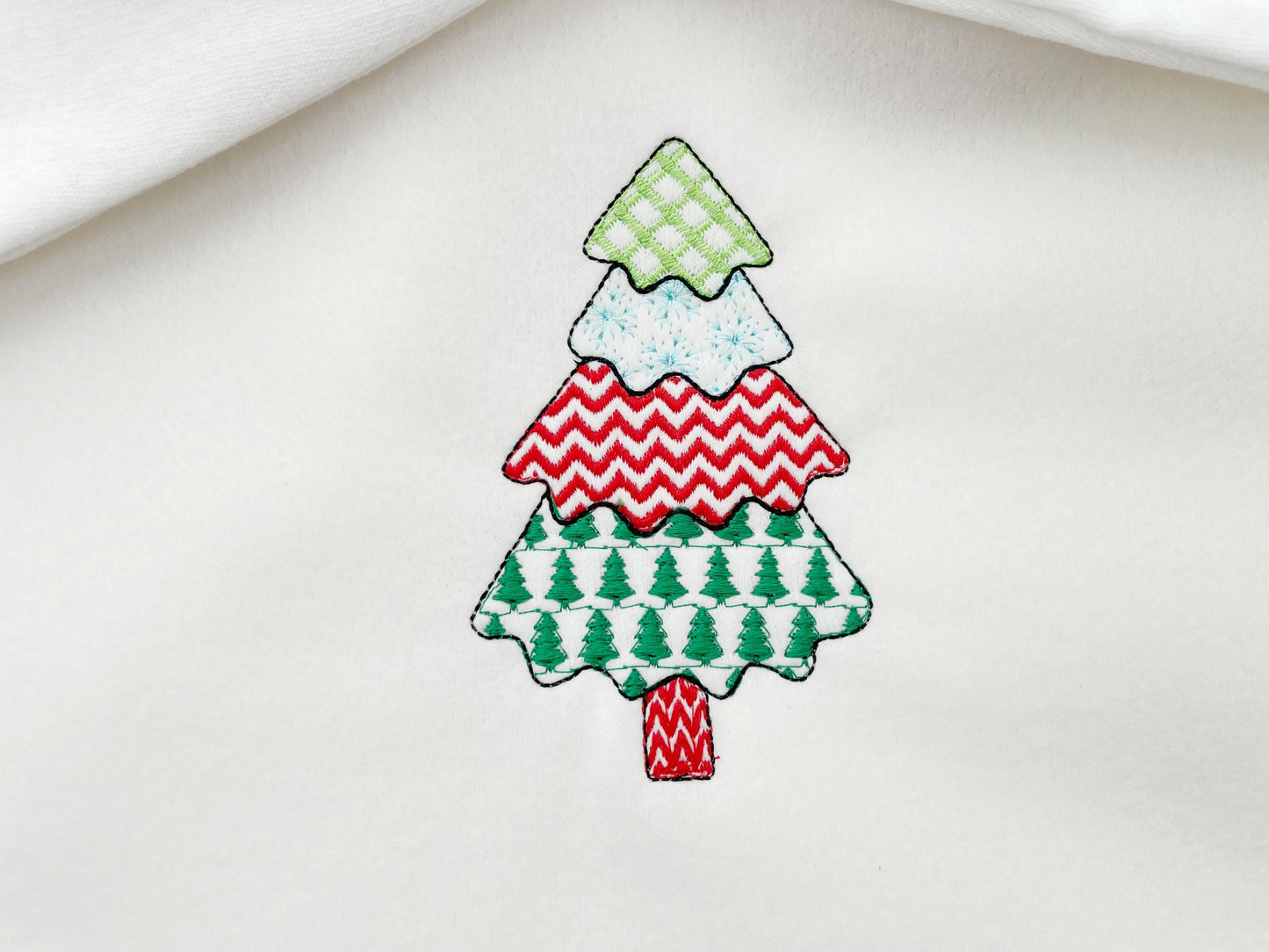 Patchwork Christmas Tree Set