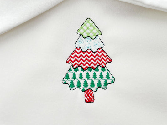 Patchwork Christmas Tree Set