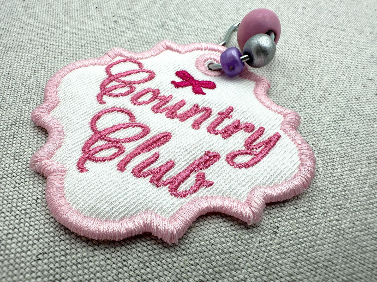 Country Chic Bag Tag Charm Set