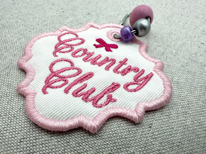 Country Chic Bag Tag Charm Set