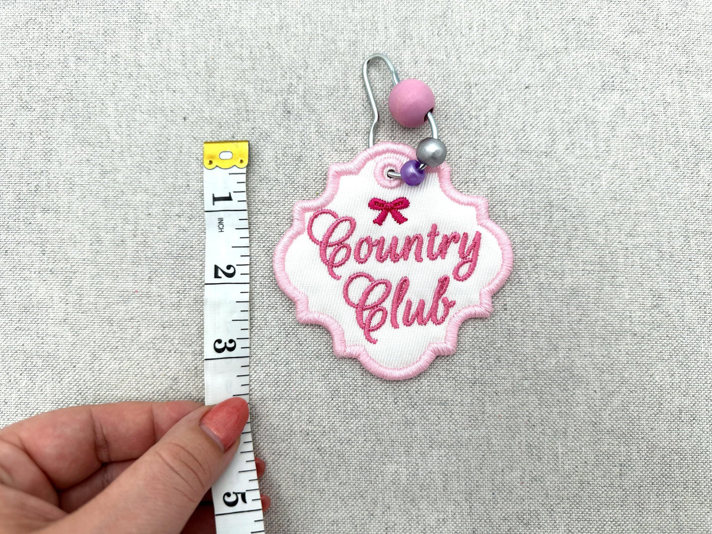 Country Chic Bag Tag Charm Set