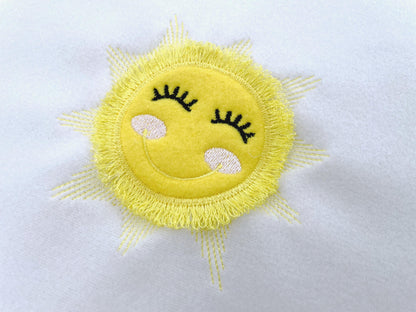 Fringed Sun Applique