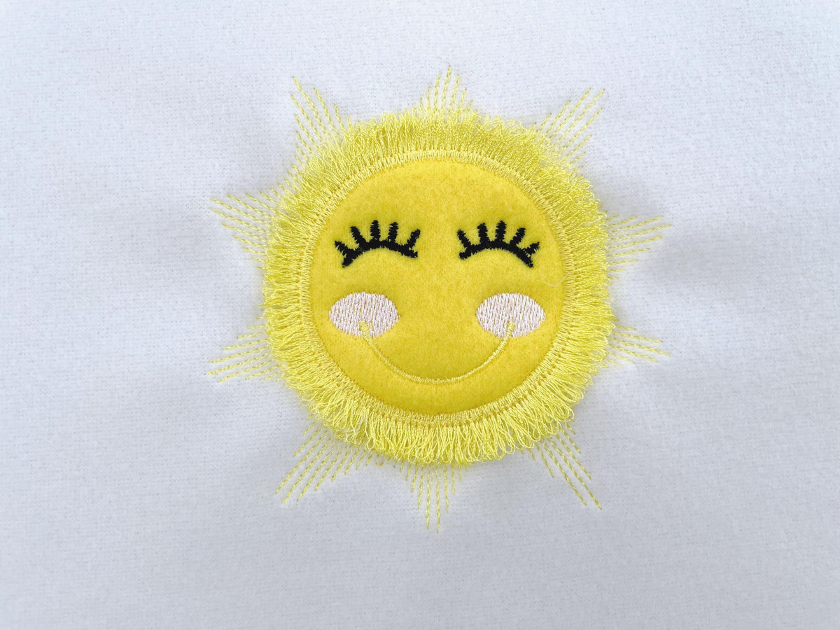 Fringed Sun Applique