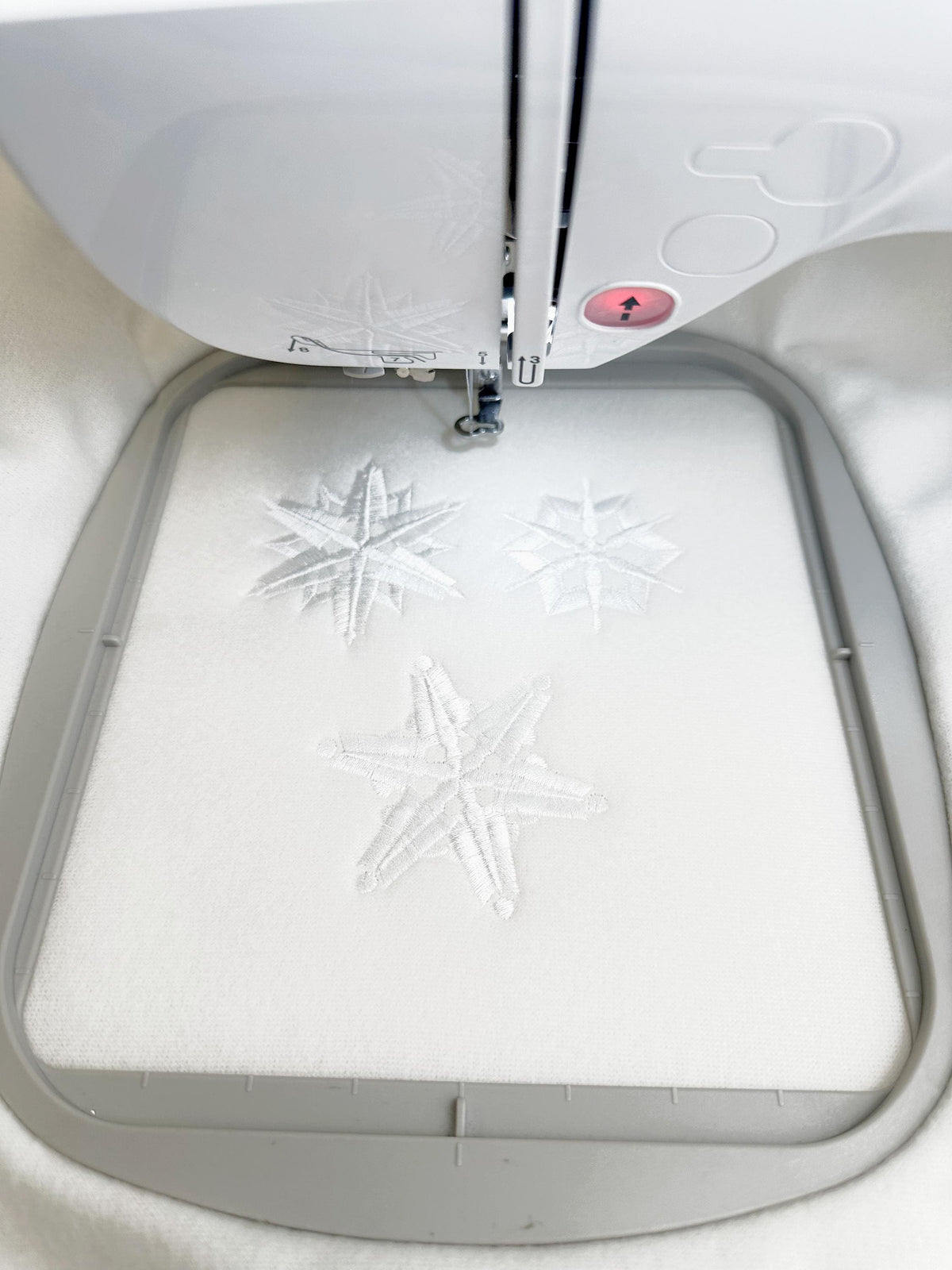 Fringed Snowflake Set of 3