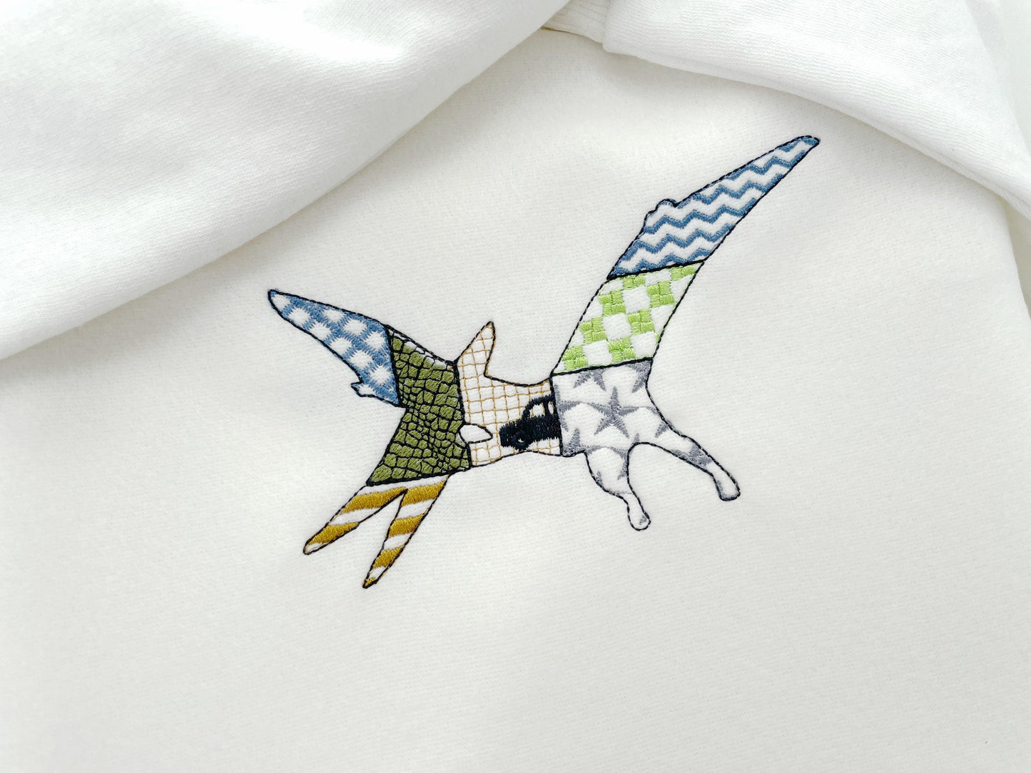 Patchwork Pterodactyl Dinosaur