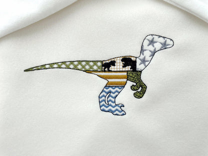 Patchwork Velociraptor Dinosaur
