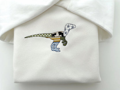 Patchwork Velociraptor Dinosaur