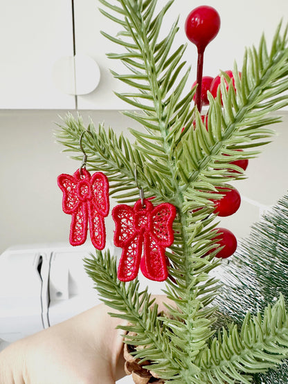Delicate Bow Earrings FSL