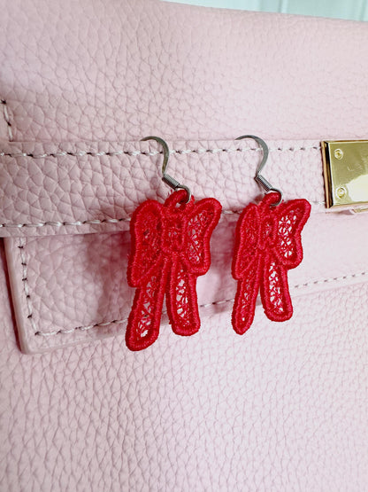 Delicate Bow Earrings FSL