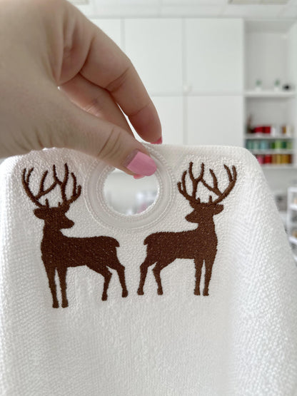Buck Deer Towel Topper