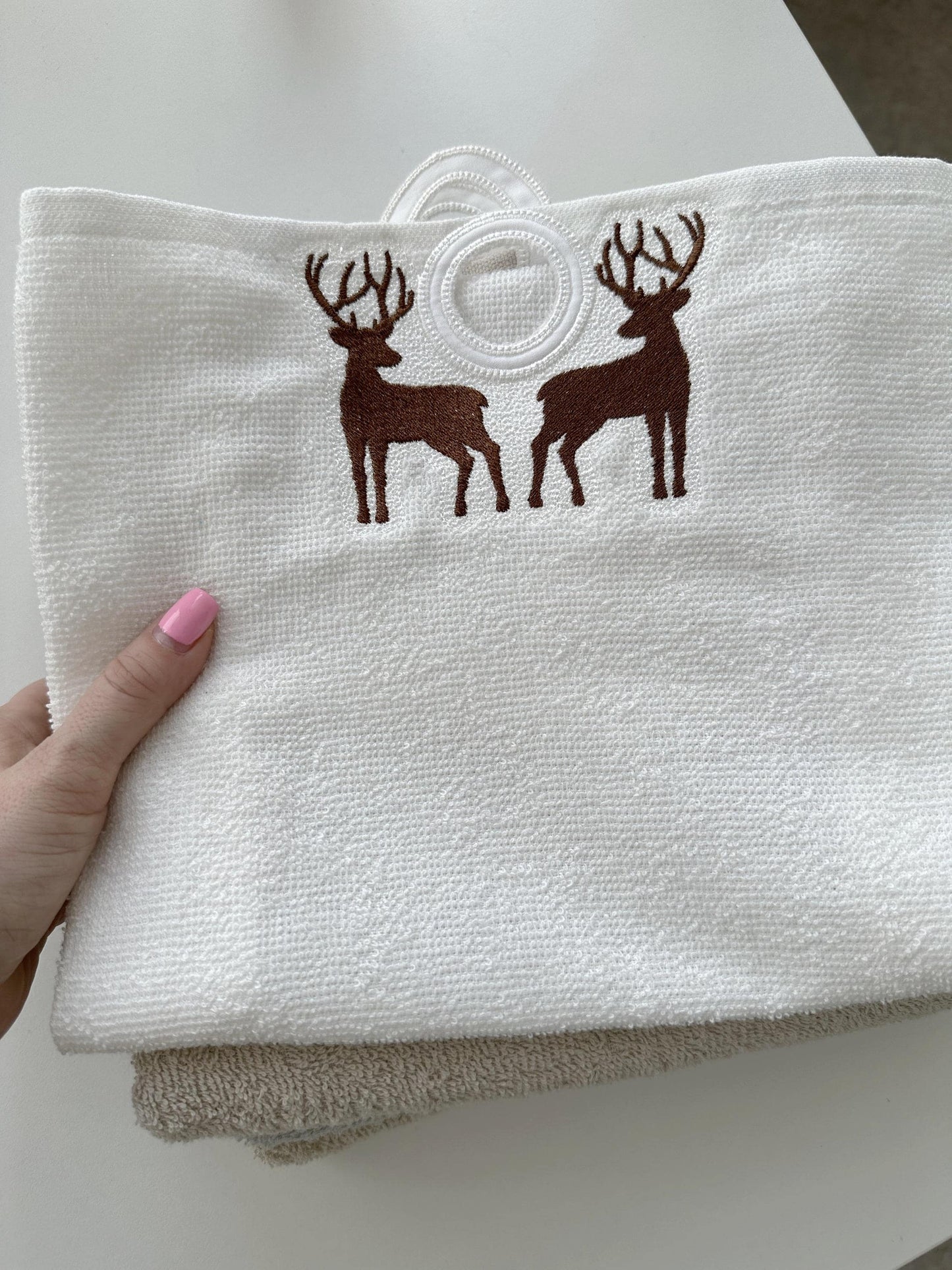 Buck Deer Towel Topper